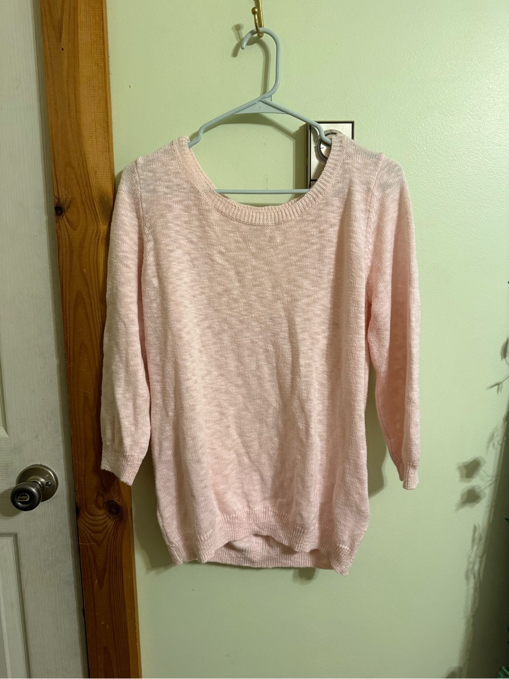 Old Navy Lightweight Scoop Neck Sweater - Pale Pink